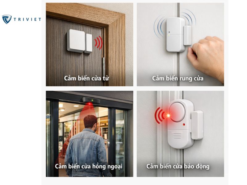 Các loại cảm biến cửa phổ biến nhất hiện nay