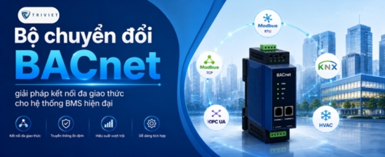 Bộ chuyển đổi BACnet: giải pháp kết nối đa giao thức cho hệ thống BMS hiện đại